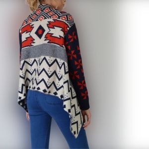 Dreamers Southwestern Print Cardigan Wrap
